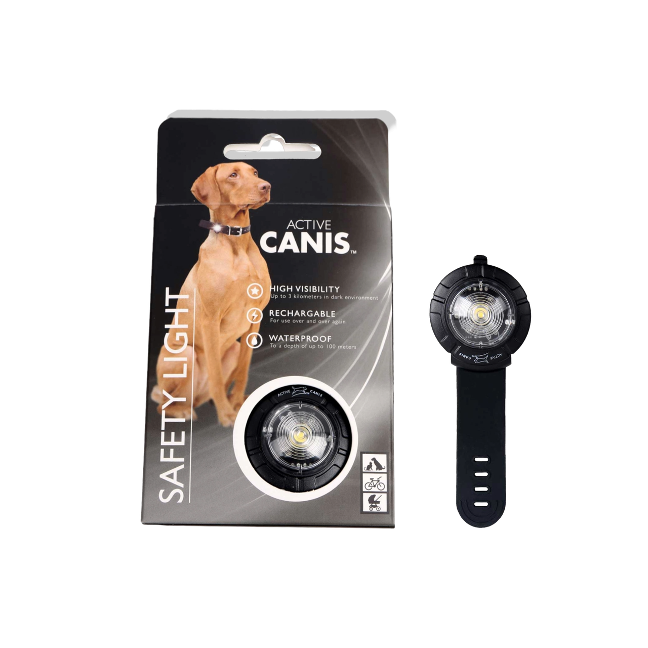 Active Canis Safety Lights hundelygte hvid